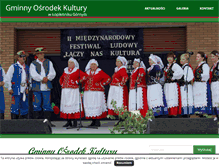 Tablet Screenshot of goklopiennik.org